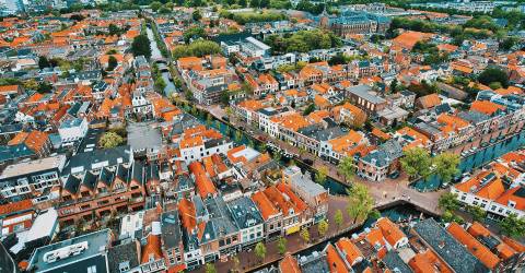 Delft stad in Nederland, Europa